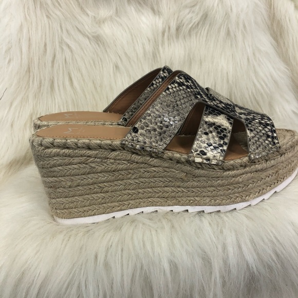 Marc Fisher Python snakeskin Robbyn espadrille 8.5 - Picture 5 of 8